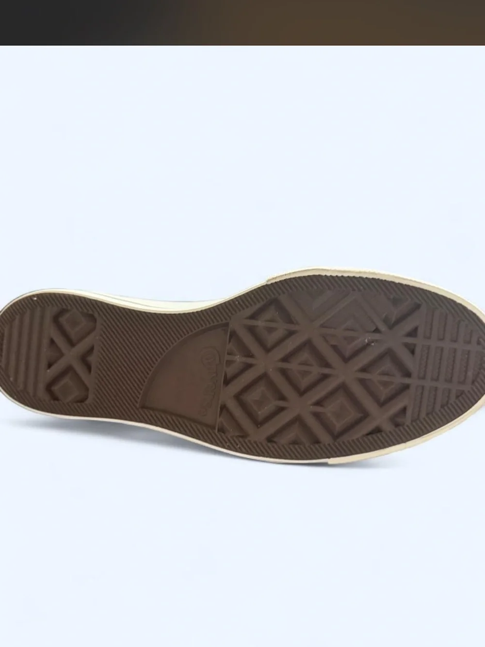 Black High-Top Sneaker with Ivory Sole